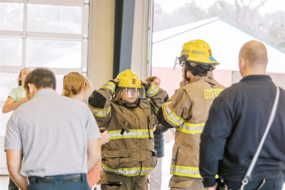  OHS Career Tech students attend hands-on Oxford Fire Academy Expo
